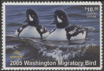 Scan of 2005 Washington Duck Stamp MNH VF