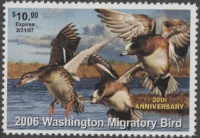 Scan of 2006 Washington Duck Stamp MNH VF