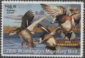 Scan of 2006 Washington Duck Stamp MNH VF