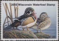Scan of 2005 Wisconsin Duck Stamp MNH VF