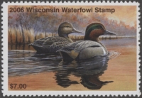 Scan of 2006 Wisconsin Duck Stamp MNH VF