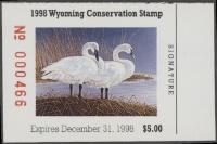 Scan of 1998 Wyoming Duck Stamp MNH VF