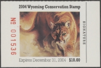 Scan of 2004 Wyoming Duck Stamp MNH VF