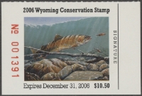 Scan of 2006 Wyoming Duck Stamp MNH VF