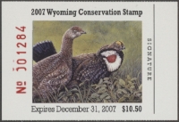Scan of 2007 Wyoming Duck Stamp MNH VF