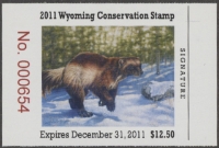 Scan of 2011 Wyoming Duck Stamp MNH VF