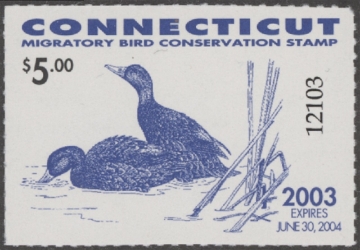 Scan of 2003 Connecticut Duck Stamp MNH VF