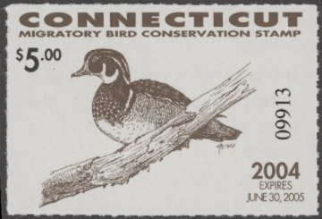 Scan of 2004 Connecticut Duck Stamp MNH VF