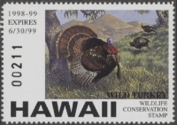Scan of 1998 Hawaii Duck Stamp MNH VF