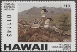 Scan of 2003 Hawaii Duck Stamp MNH VF