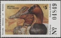 Scan of 1999 Nevada Duck Stamp MNH VF