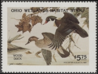 Scan of 1982 Ohio Duck Stamp - First of State MNH VF