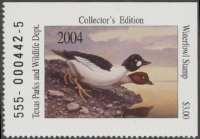 Scan of 2004 Texas Duck Stamp MNH VF