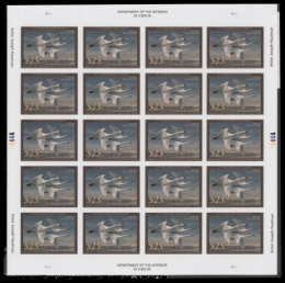 Scan of RW90 2023 Duck Stamp Full Sheet of 20 MNH VF