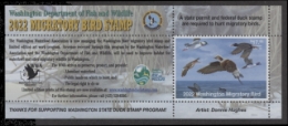 Scan of 2022 Washington Duck Stamp MNH VF