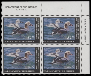 Scan of RW76 2009 Duck Stamp  MNH F-VF