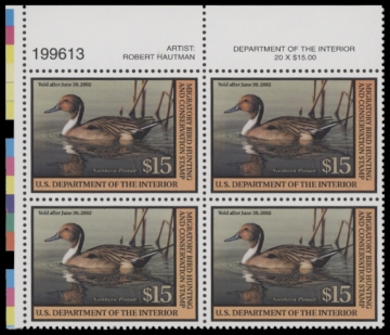 Scan of RW68 2001 Duck Stamp  MNH F-VF