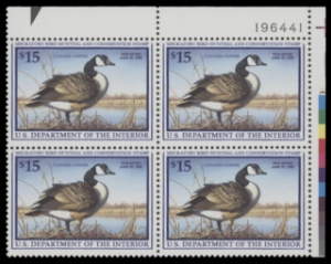 Scan of RW64 1997 Duck Stamp  MNH F-VF