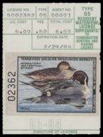 Scan of 1983 Tennessee Duck Stamp MNH VF