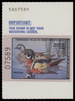 Scan of 1992 Tennessee Duck Stamp MNH VF