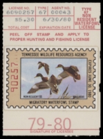 Scan of 1979 Tennessee Duck Stamp - First of State MNH VF