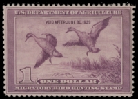 Scan of RW5 1938 Duck Stamp  MNH F-VF