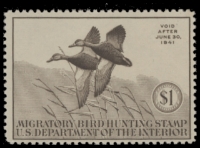 Scan of RW7 1940 Duck Stamp  MNH F-VF