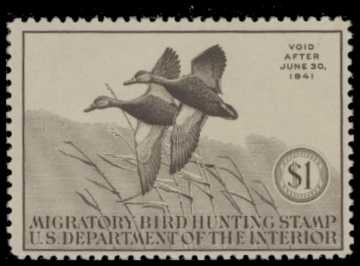 Picture of RW7 1940 Duck Stamp  MNH F-VF
