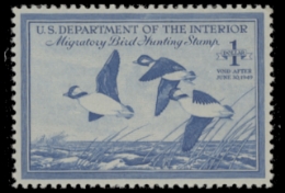 Scan of RW15 1948 Duck Stamp  MNH F-VF