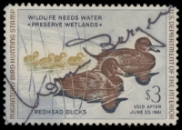 Scan of RW27 1960 Duck Stamp  Used F-VF