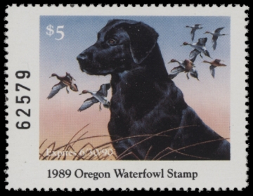 Scan of 1989 Oregon Duck Stamp MNH VF