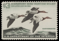 Scan of RW32 1965 Duck Stamp  MNH F-VF