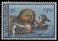 Scan of RW46 1979 Duck Stamp  Used F-VF
