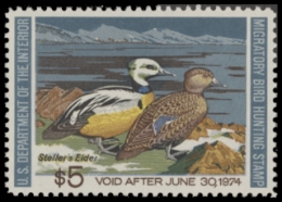 Scan of RW40 1973 Duck Stamp  MNH F-VF