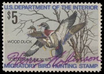 Scan of RW41 1974 Duck Stamp  Used F-VF