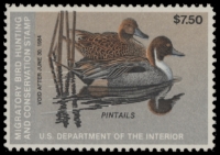 Scan of RW50 1983 Duck Stamp  Unsigned F-VF