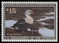 Scan of RW58 1991 Duck Stamp  MNH F-VF