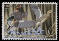 Scan of 2002 Washington Duck Stamp MNH VF