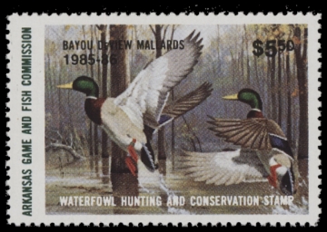 Picture of 1985 Arkansas Duck Stamp MNH VF