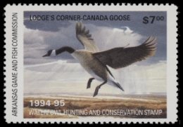 Scan of 1994 Arkansas Duck Stamp MNH VF