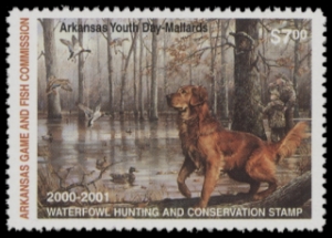 Scan of 2000 Arkansas Duck Stamp MNH VF