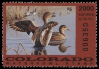 Scan of 2000 Colorado Duck Stamp MNH VF