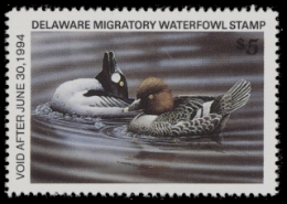 Scan of 1993 Delaware Duck Stamp MNH VF