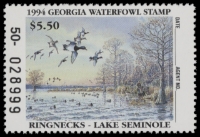 Scan of 1994 Georgia Duck Stamp MNH VF