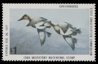 Scan of 1976 Iowa Duck Stamp MNH VF