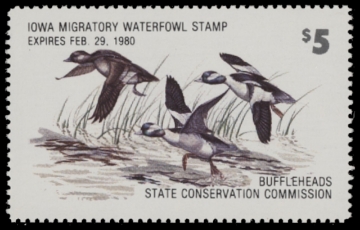 Scan of 1979 Iowa Duck Stamp Used VF