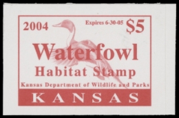 Scan of 2004 Kansas Duck Stamp MNH VF