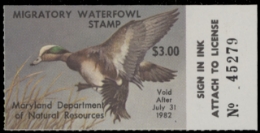 Scan of 1981 Maryland Duck Stamp MNH VF