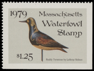 Scan of 1979 Massachusetts Duck Stamp MNH VF