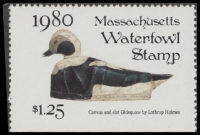Scan of 1980 Massachusetts Duck Stamp MNH VF
